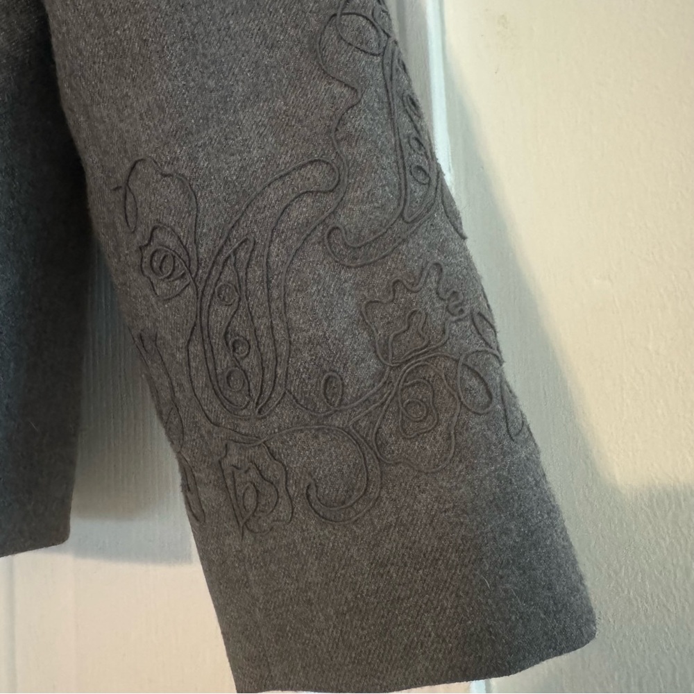 Pendleton Dark Gray Women's Blazer with Embroidery - Picture 5 of 6